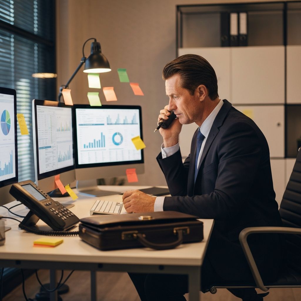 Business owner overwhelmed by operational demands